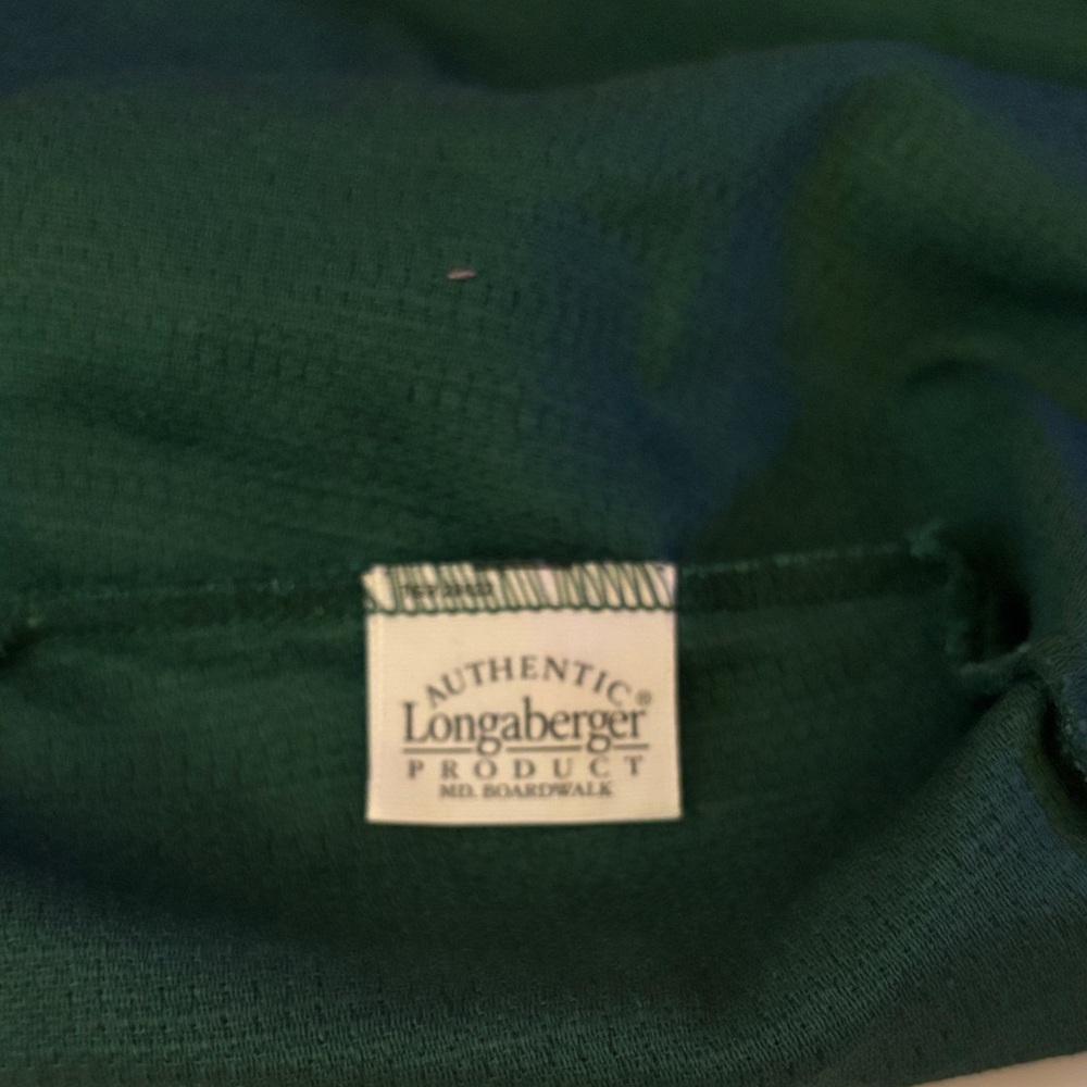 Longaberger Forest Green med Boardwalk liner
